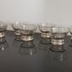 9 champagne glass cups 50s/60s