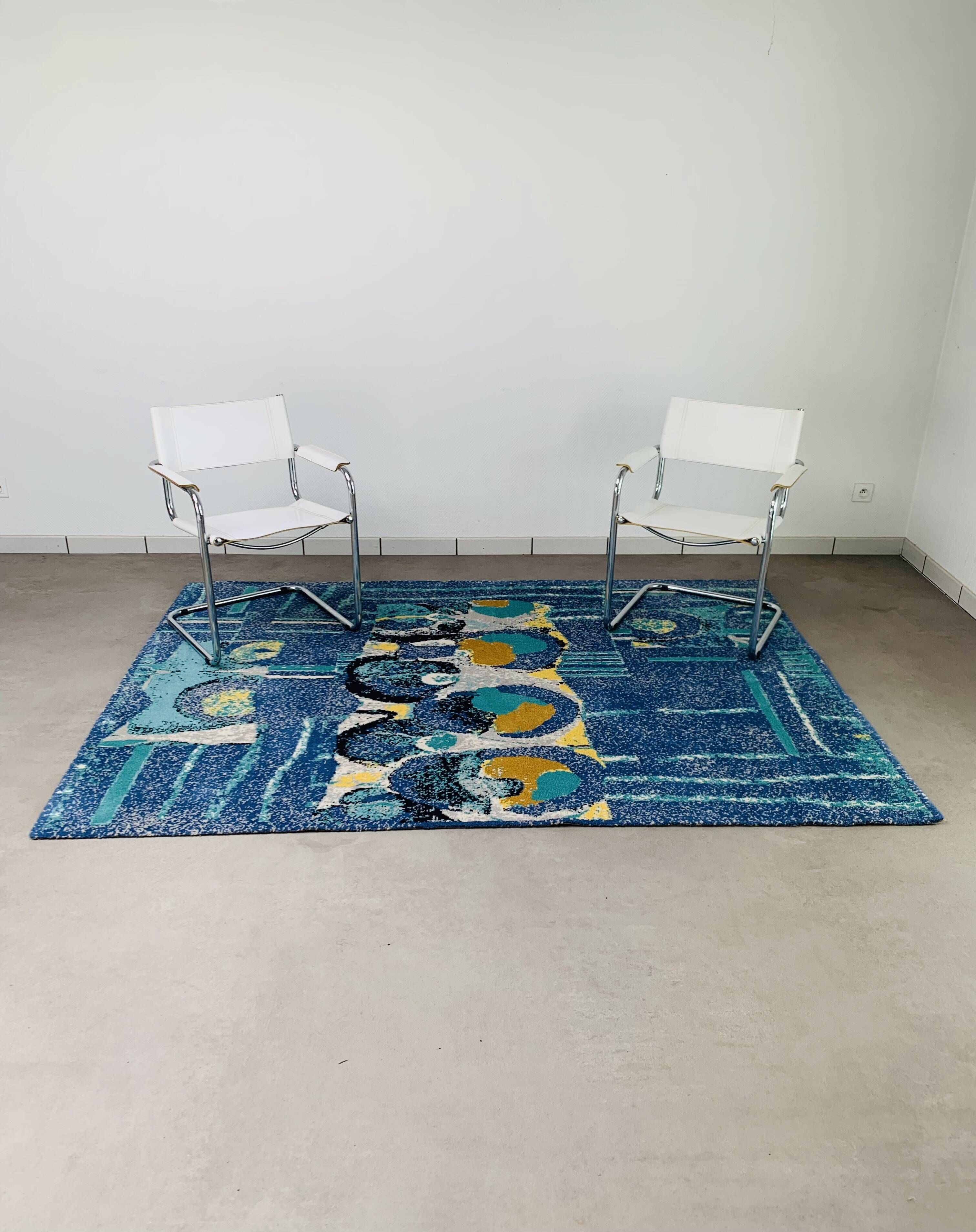 Desso rug 170 x 240, Holland, 1980s, abstract design
