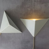 Set of 2 metal wall lights horn collection Denmark