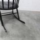 Rocking chair Grandessa en Hêtre noir par Lena Larsson 1960 pour Nesto
