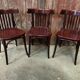 Turned wood bistro chair