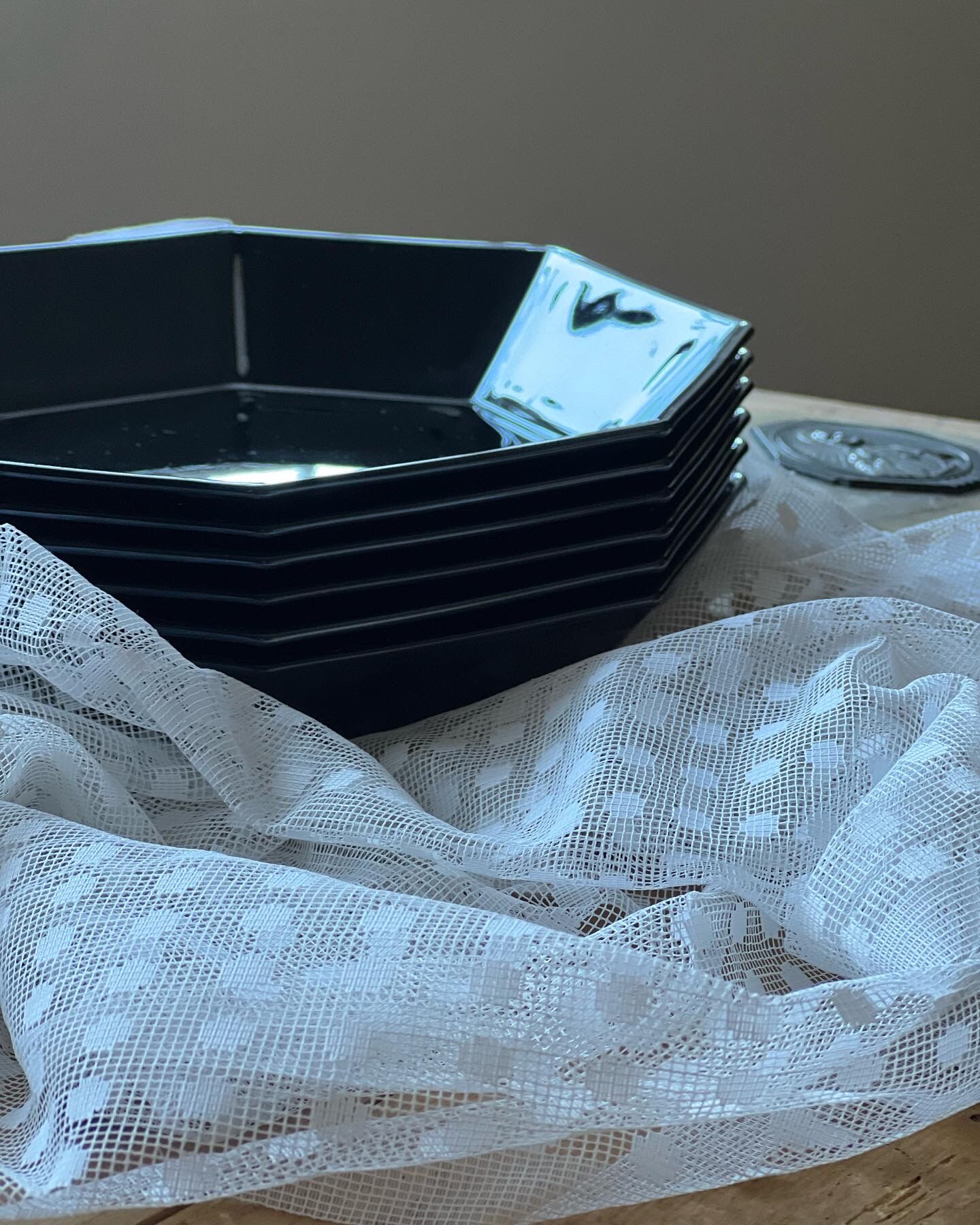 Assiettes creuse noire Luminarc Arcoroc