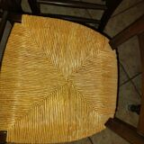 Set of 4 solid beech wood chairs
