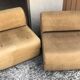 Vintage 70s corduroy armchair