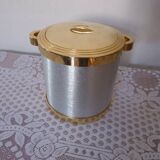 Gold and silver ice cube tray