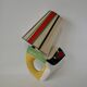 Mid-century design ceramic wall lamp circa 1950