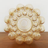 Bubble glass pendant lamp by Helena Tynell for Glashütte Limburg