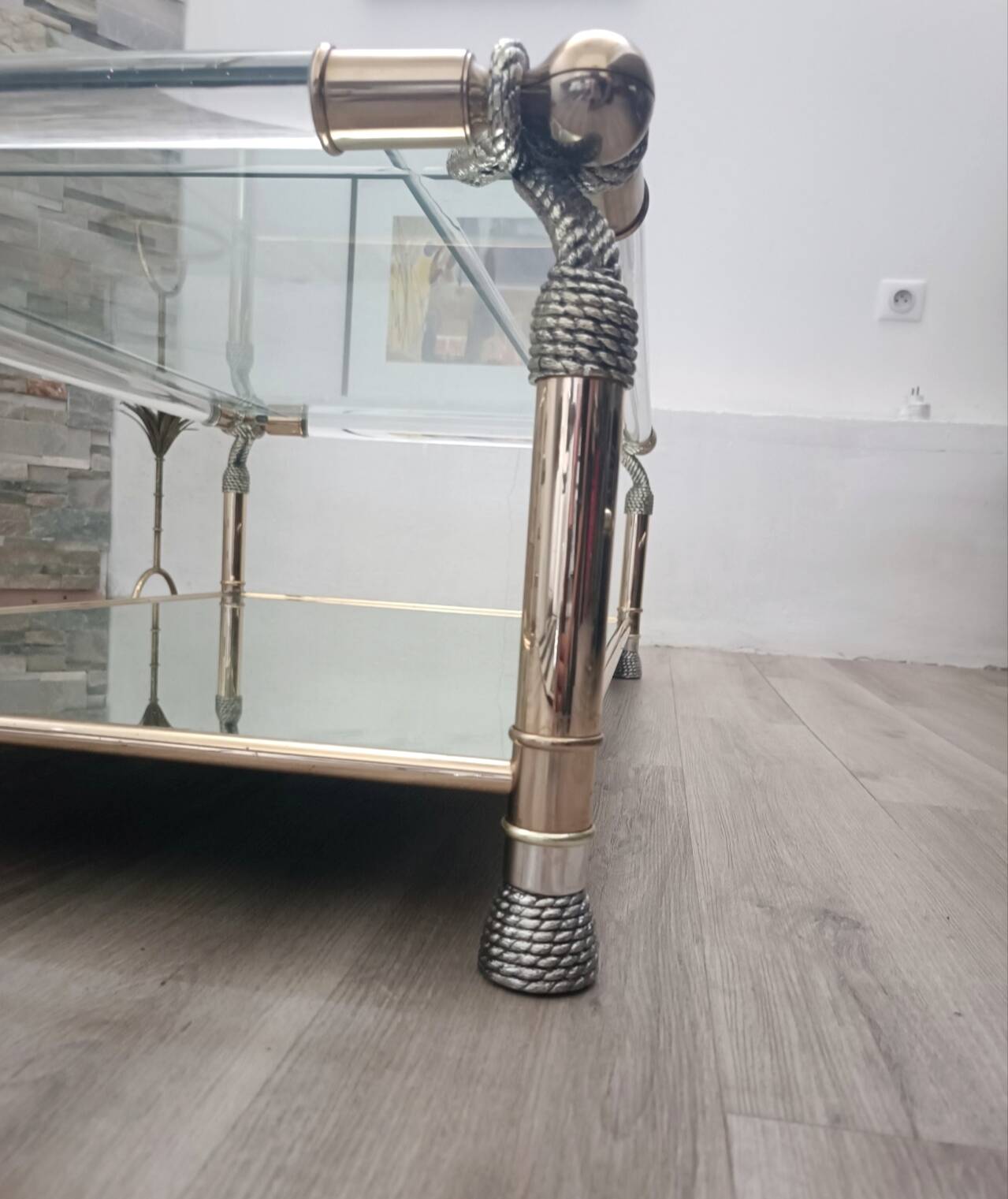 Grande table basse sculpturale par Muebles Curvasa 1970s