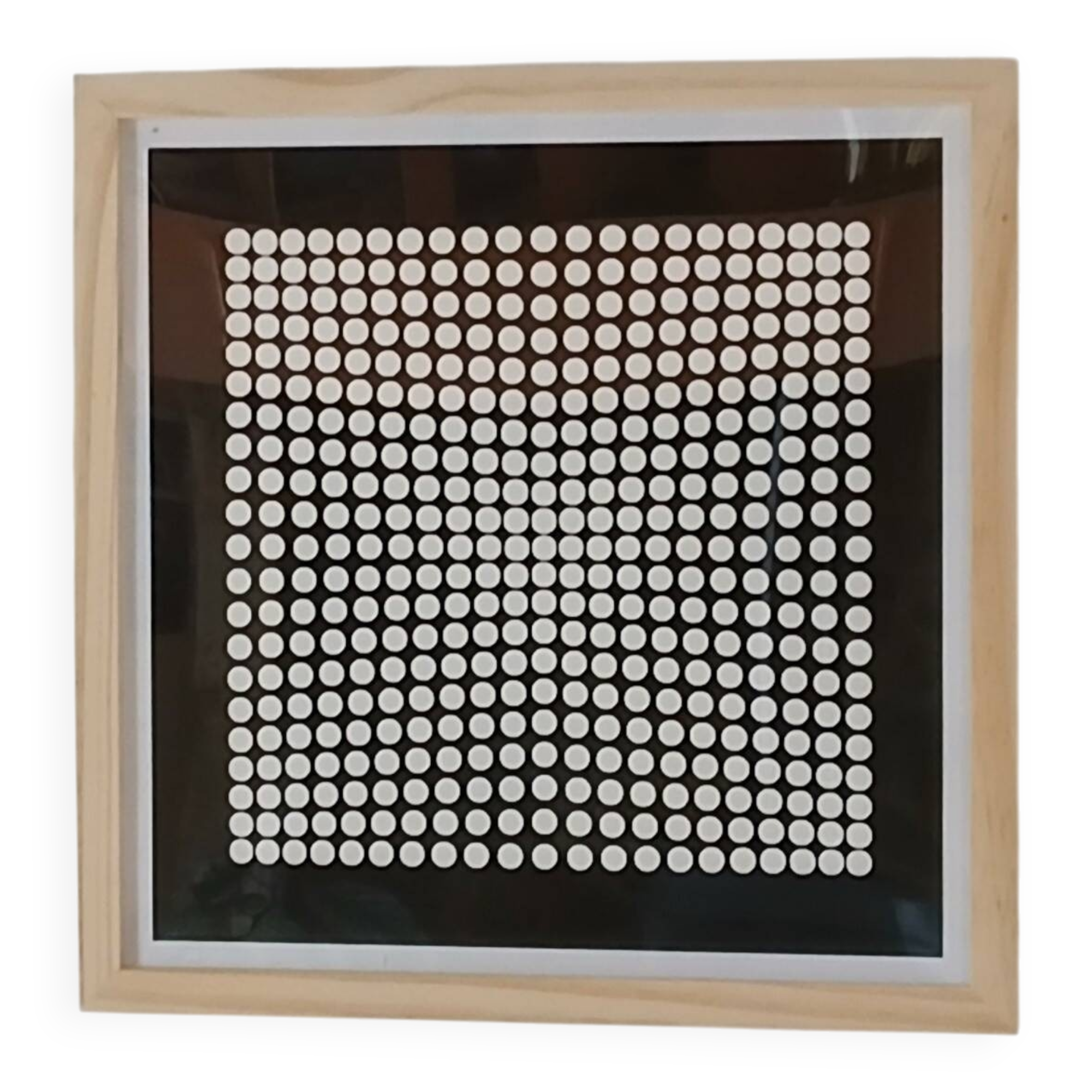 Victor Vasarely deep kinetic silkscreen C3
