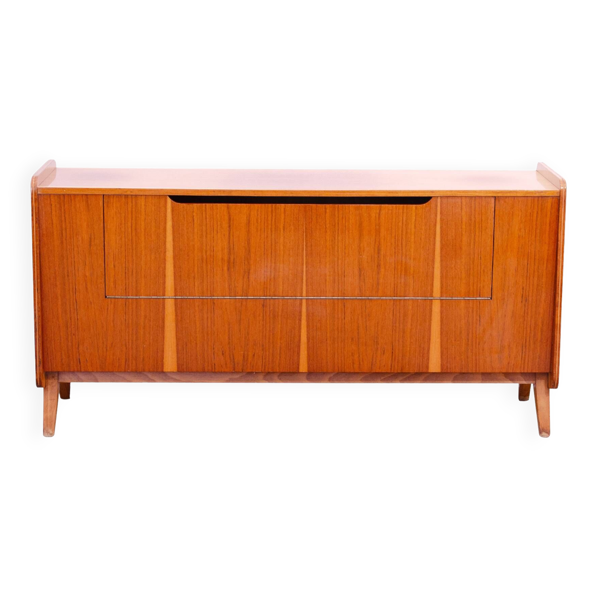 Commode moderne du milieu du siècle en noyer par František Jirák, années 1960, Tchécoslovaquie