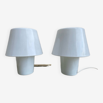 2 lampes champignon ikea vintage