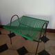 Vintage scoubidou vinyl record holder