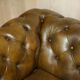 Ensemble vintage Chesterfield salon 3 pièces cuir