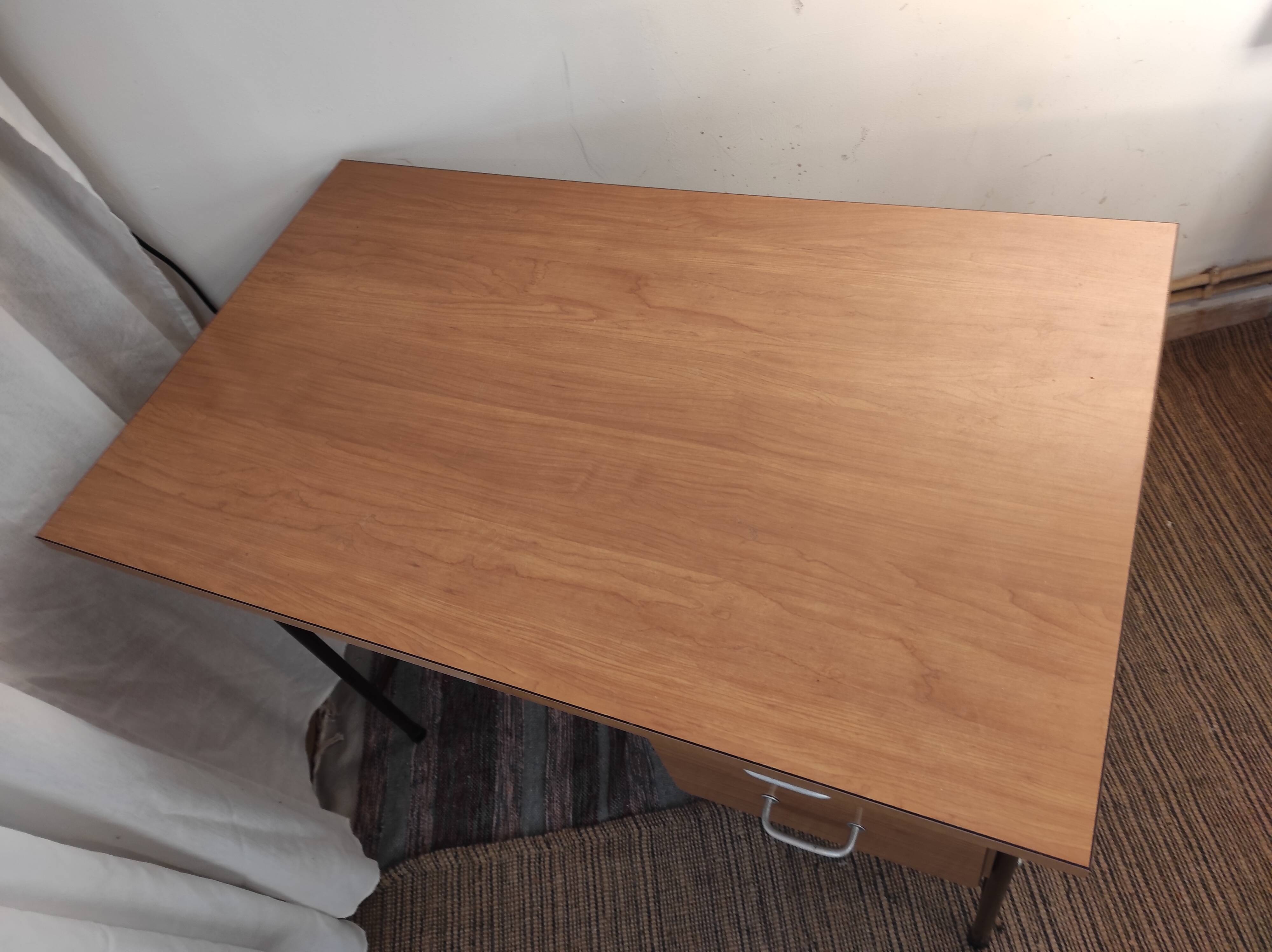 Formica 1960 desk with two drawers