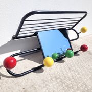 Vintage 60s wall-mounted coat rack