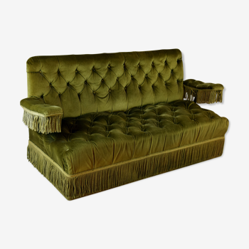 Sofa velours vert