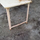 Industrial metal workshop table