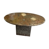Table basse en marbre 70s