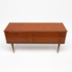 Vintage low teak sideboard 1960s