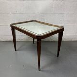 Rectangular coffee table from the 40s mirror