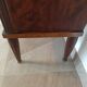pretty Louis XVI Style bedside cabinet - 1 drawer - 1 Elm Burl marble tray door