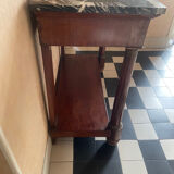 Mahogany console from the Empire period.
