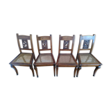 Set of 4 English style chairs