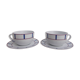 2 Basque porcelain lunches