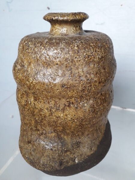 Ceramic era 1970s Japanese vase signed