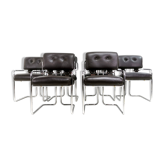 Set of 6 Tucroma chairs by Guido Faleschini