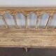 Patinated church pew