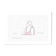 Illustration A4 naiade no. 5/8 brittany bather sea