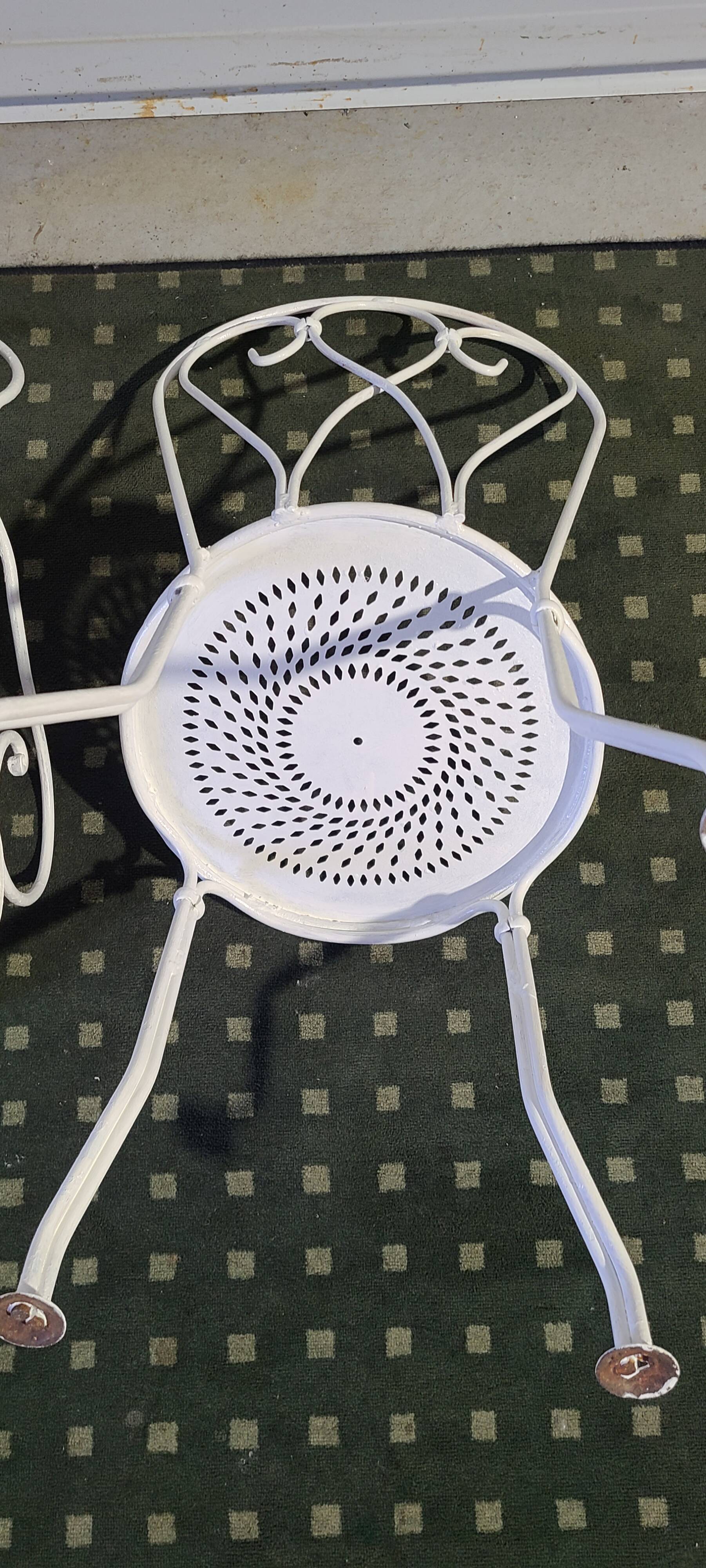 Mid-Century Garden Furniture in Wrought Iron