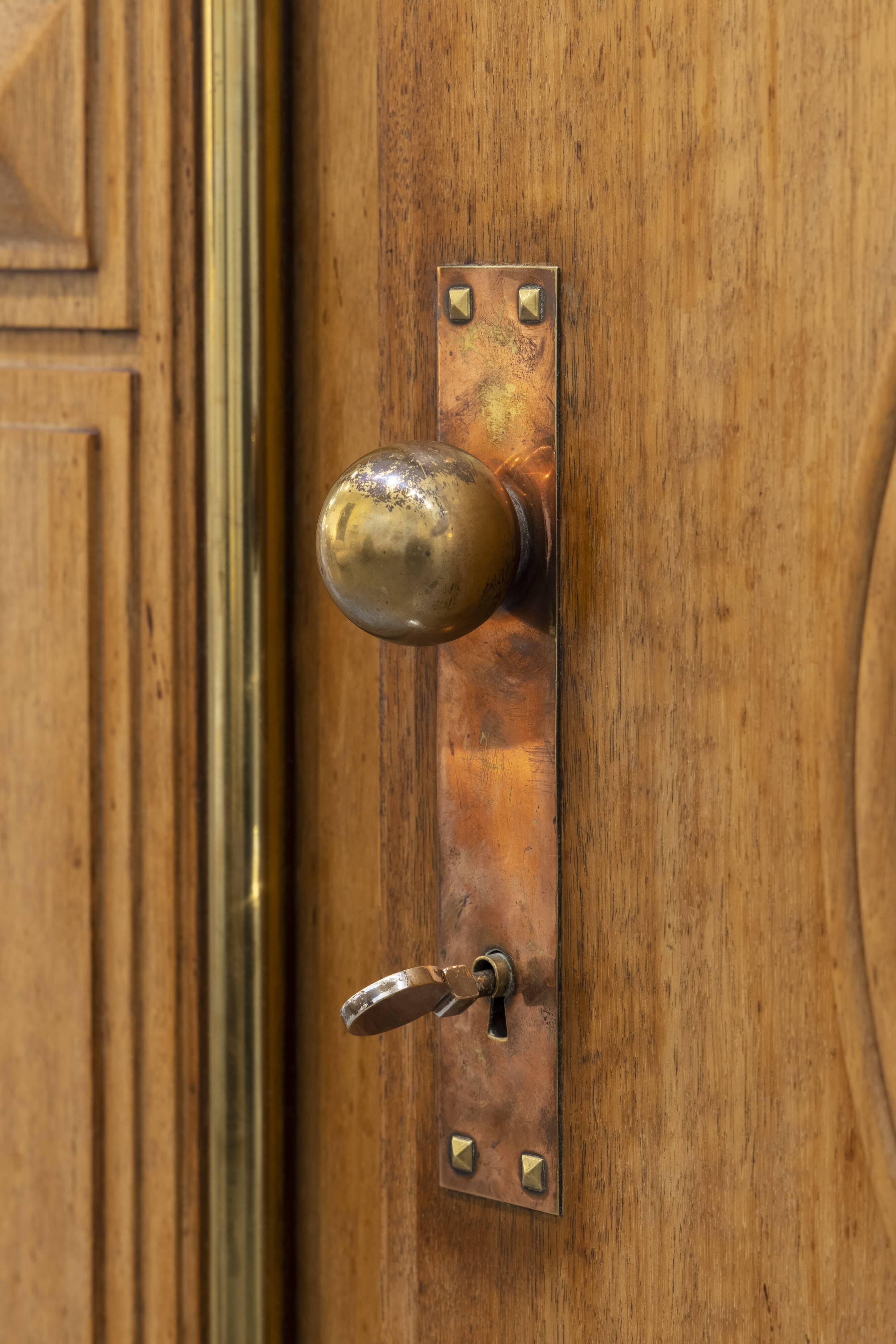 Solid oak enfilade, france 1940s