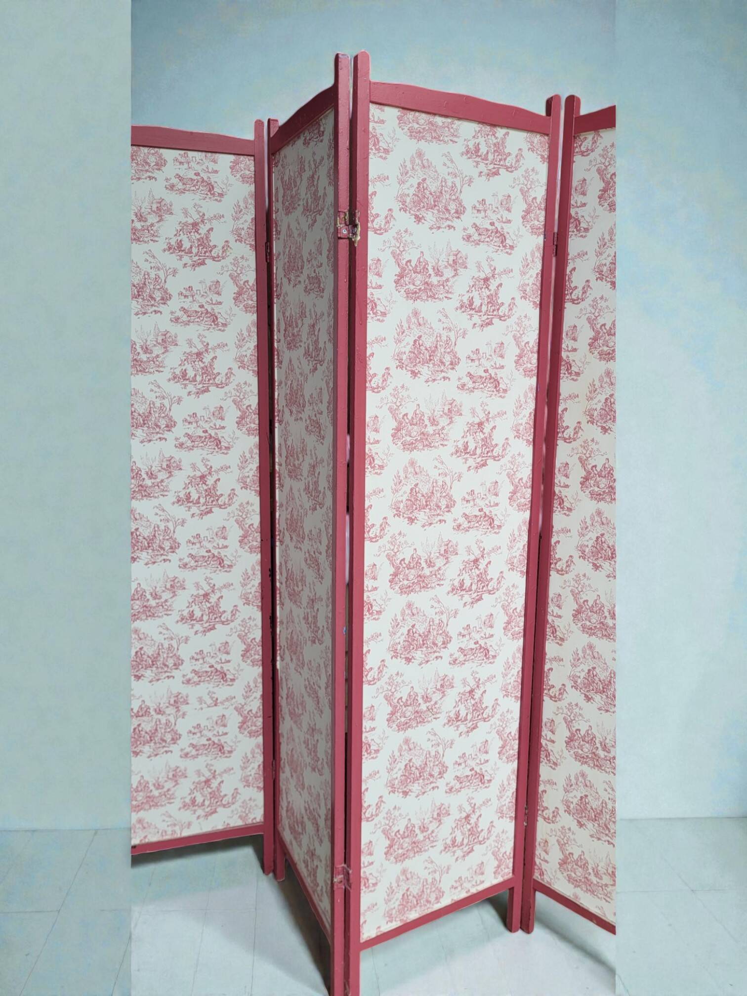 4-panel wooden screen
