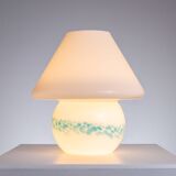 Large ‘‘Rosalinda’’ Murano glass mushroom table lamp, 1970s, Italy