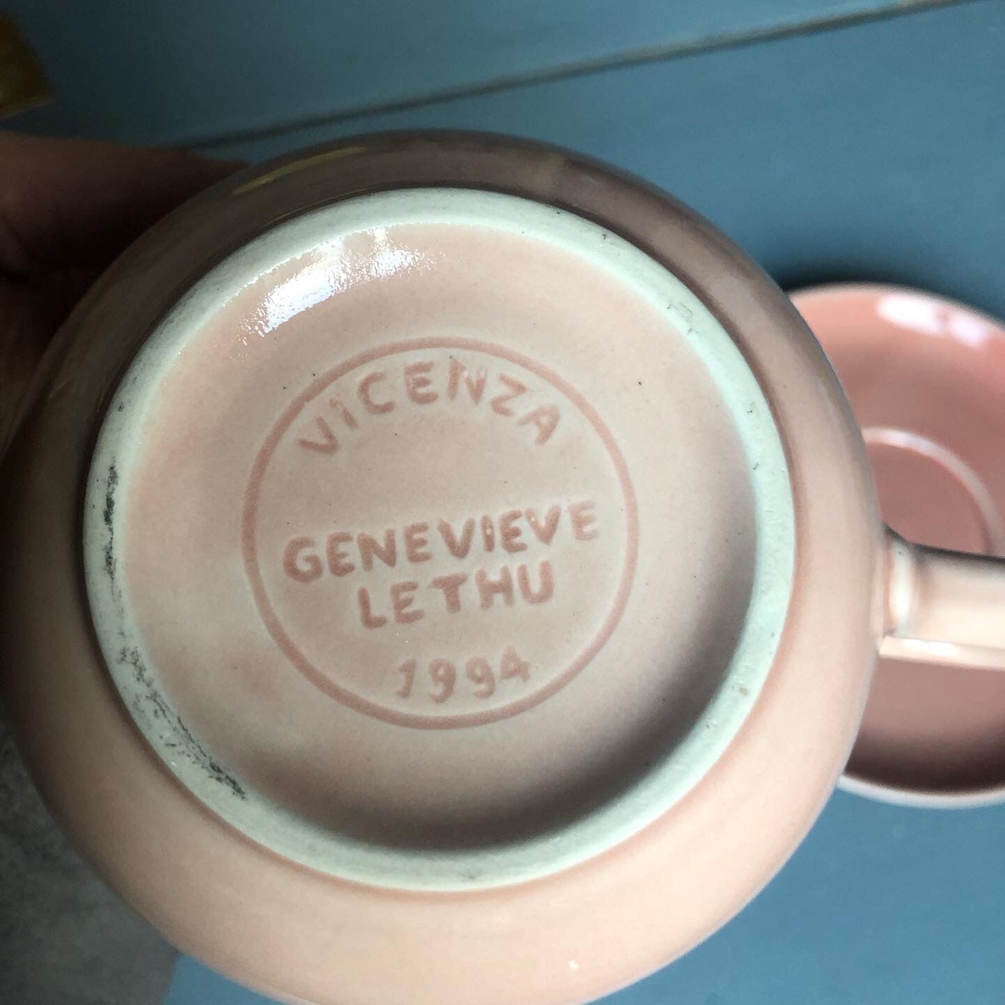 Cup and saucer geante