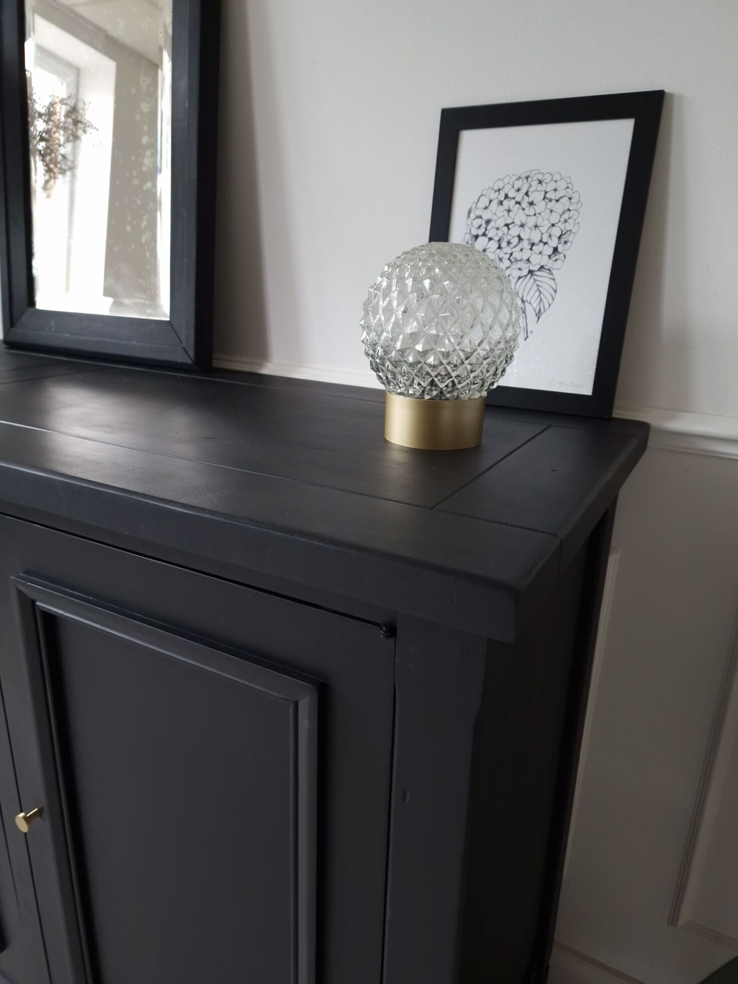 Black sideboard