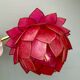 Vintage pink mother-of-pearl angled wall lamp