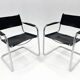 Set of two cantilever chairs, italy