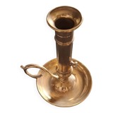 Vintage candlestick in solid bronze