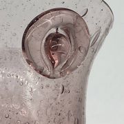 Ice bucket / ice bucket bubble glass, vintage