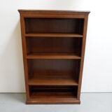 Vintage oak open bookcase