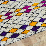 Tapis berbère losanges coloré 190 X 100 CM