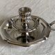 Silver-plated hand candlestick in the Louis XV style
