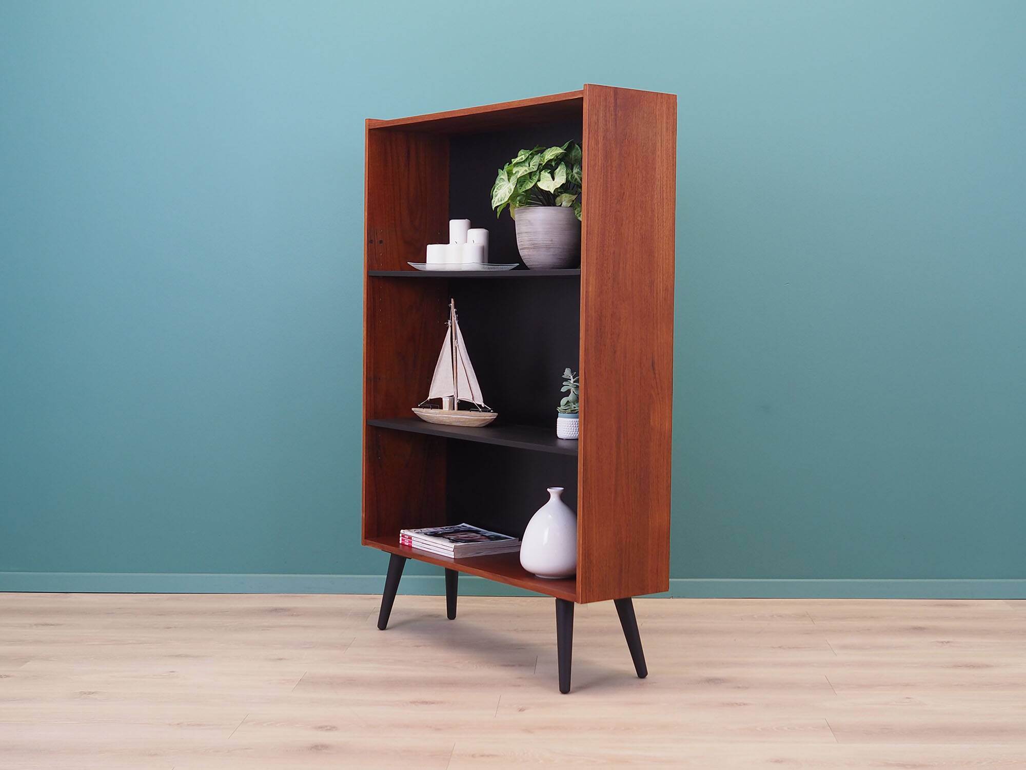 Teak bookcase, Danish design, 1970s, production: Denmark