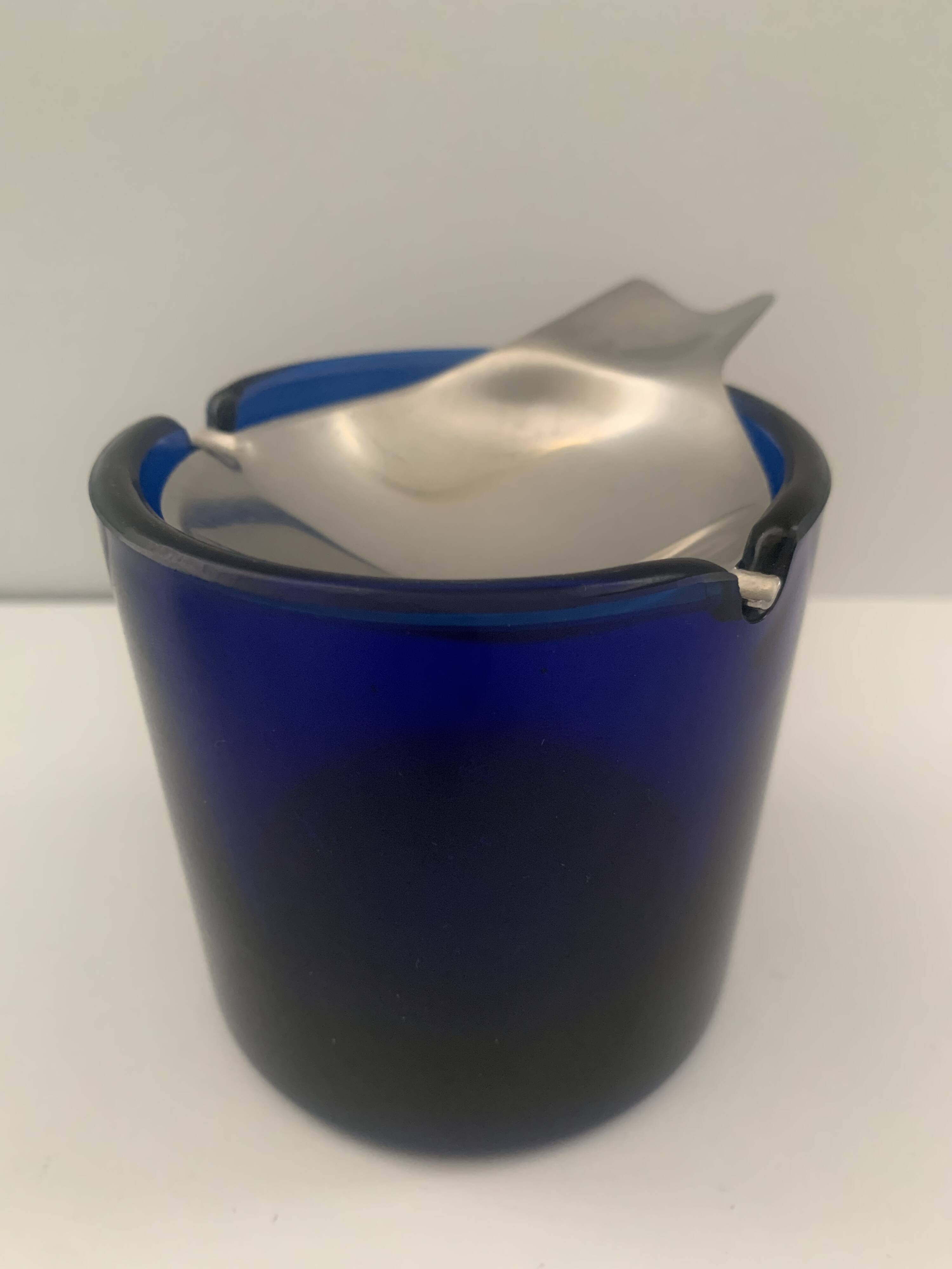 Wilhelm Wagenfeld Kippascher Kipp-Aschenbecher Ascher Ash Tray 504 WMF Glas