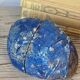 Serre-livre, géode, agate bleue