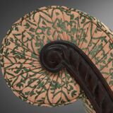 Large Victorian Sofa and Matching Ottoman, United Kingdom, 1890s