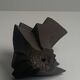 Pair of Dutch brutalist cast stone concrete abstract sculptures, ca 1960s